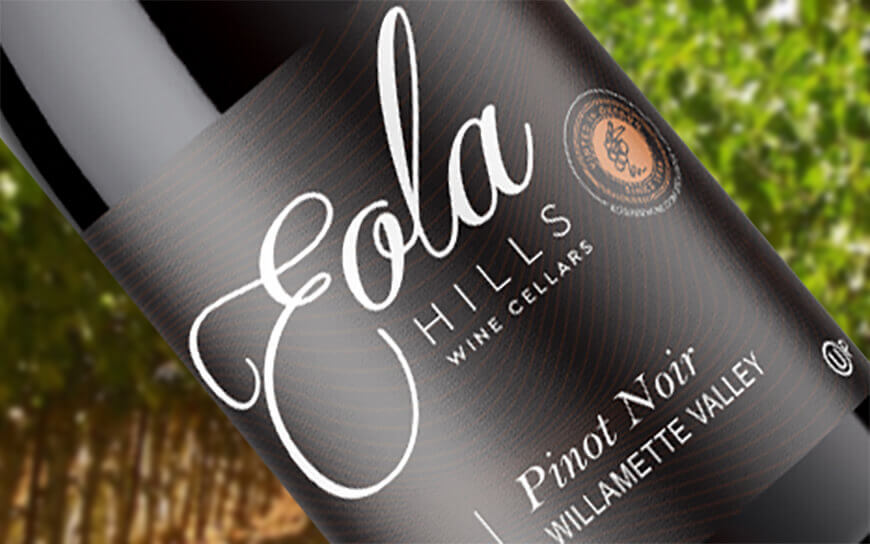 Пляшка кошерного вина Eola Hills Pinot Noir