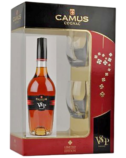 Camus VSOP, Gift Box & glasses фото
