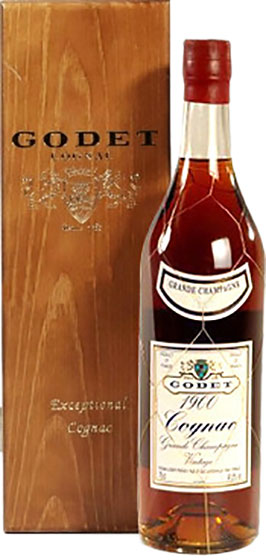 1989 Godet Vintage Grande Champagne фото