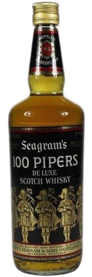 100 Pipers Seagram's 1970s 1 liter фото