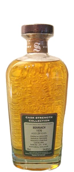 1976 Signatory BenRiach 29 Years Old Cask Strength Collection фото