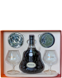 Hennessy XO, gift box with glasses фото