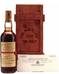 Macallan 1940 The Malt, Rinaldi Import, Handwritten Label фото